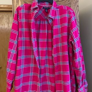 pink flannel by lands end